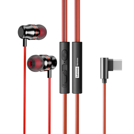 Lenovo YF38 Wired Headphones Type-C/3.5mm With Wire Control In-ear Wired Earphones With Mic For Laptop Computer Tablet Phone