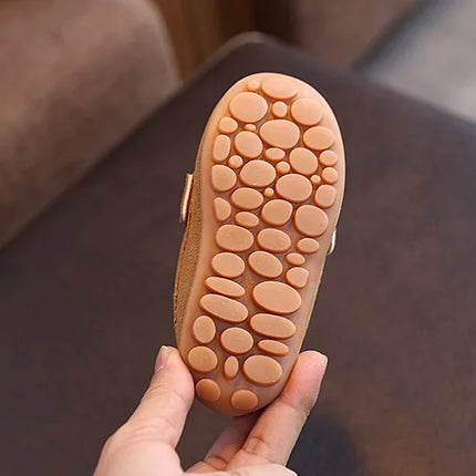 Children Moccasin Shoes Boys Flats Loafers Non-slip Tassels Cute Kids Casual Leather Shoes Soft Slip-on Pleated Solid Color 2025