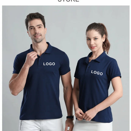 Summer Casual Polo Shirt Cheap Breathable Customized Polo Personal Company Group Custom Logo Print Embroidery Work Polo shirts