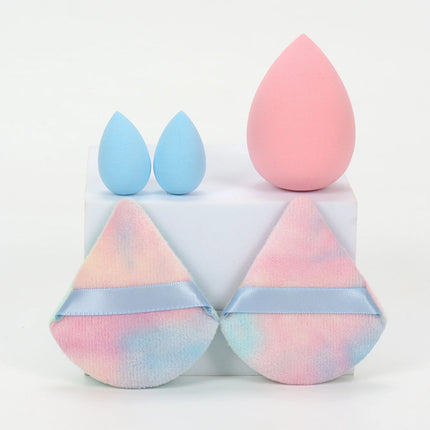5Pcs Professional Makeup Sponge Set - Soft, Gentle, Multi-Purpose Tools for Perfect Foundation, Powder and Blush Application