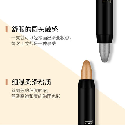 Bling Eye Shadow Pen 16 Colors Eyeshadow Stick Eyeshadow Palettes Women Bling Silkworm Pen Pearlescent Eye-shadow Glitter Pencil