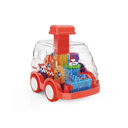 Children's pressing car toys, inertia gear cars, early education puzzle toys