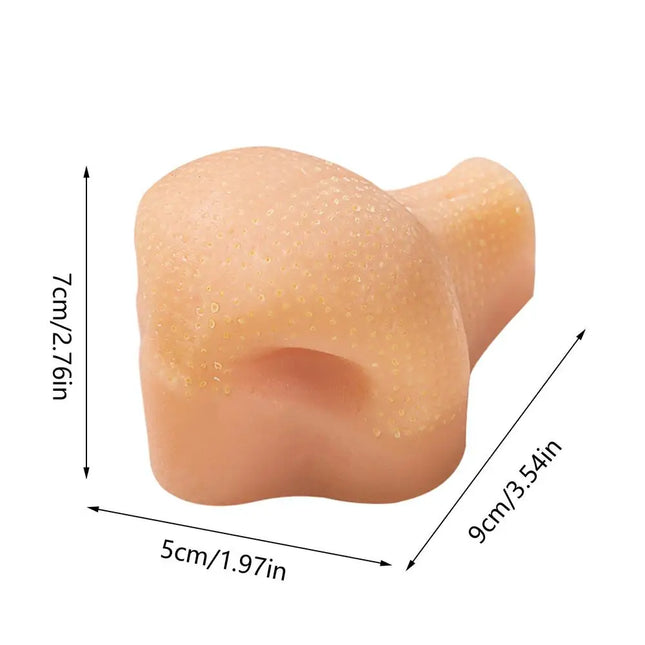 Pimple Toy Silicone Satisfying Pimple Pop Toy Reusable Stress Reliever Nose Game for Kids Boy Girls Adults Classroom Desk