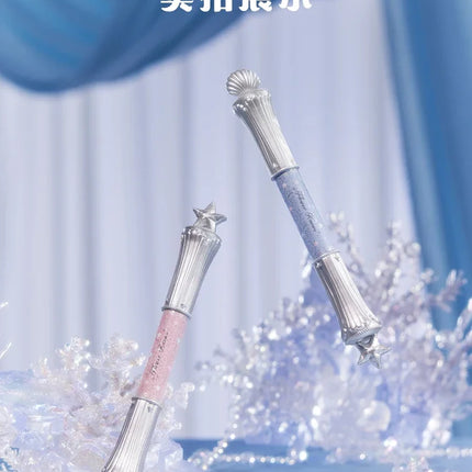 Flower KnowShell Pearl Collection Double-head Shimmer Eyeliner Pen Lying Silkworm Waterproof Highlighter White Pink Eyeshadow