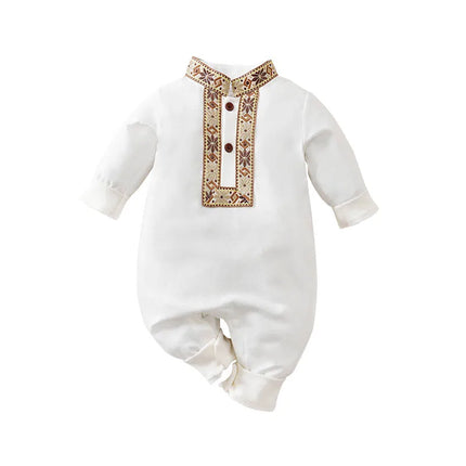 Autumn Print Clothes 100% Cotton Long Sleeve Clothes Toddler Jumpsuit New Style Casual Boy Girl Baby Infant Outfit Clothes Soft