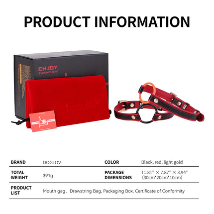 LEZEE Leather Mouth Gags Silent Oath Gag Breathable Open Oral Belt Adults Game Bondage Gear High Quality Microfiber Sexual Belt