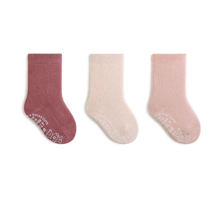 3 Pairs a Lot Spring New Baby Toddler Socks 0-5Y Non-Slip Antibacterial Soft Cotton 2026 Kids Socks for Boys Girls Accessories