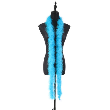 2M Soft Turkey Marabou Feather Boa 11-50g for Scarf Clothing Christmas Tree Decor Shawl Craft Costume Wedding Dress Plume Boas