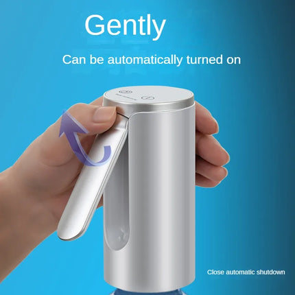 Electric Water Gallon Bottle Pump Automatic Water Dispenser Pump 19 Liters Foldable Desktop Water Bottle Pump USB Rechargeable