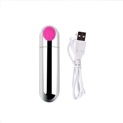 10-Speed Mini Bullet Vibrator Rechargeable Wireless Vibrating Anal Bullet Clitoral Stimulator Dildo Adult Sex Toys for Women