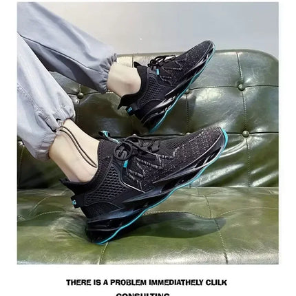 Men's Shoes Casual Sneakers Non Slip Breathable Running Shoe Mesh Tenis Outdoor Basketball Sports Tennis Shoes Zapatos De Hombre