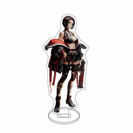 Anime Nikke Goddess Of Victory Figures Model Plate Sexy Girl Cute Girl Pattern Key Ring Acrylic Standing KeyChain for Women Men