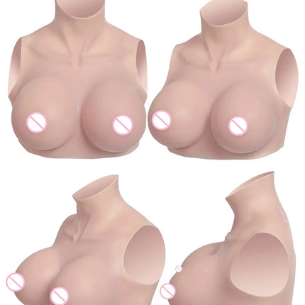 Eyung H Cup Silicone Breast Forms Fake Tits Enhancer For Crossdresser Drag Queen Fake Boobs Tits Breastplate Male To Female Sissy