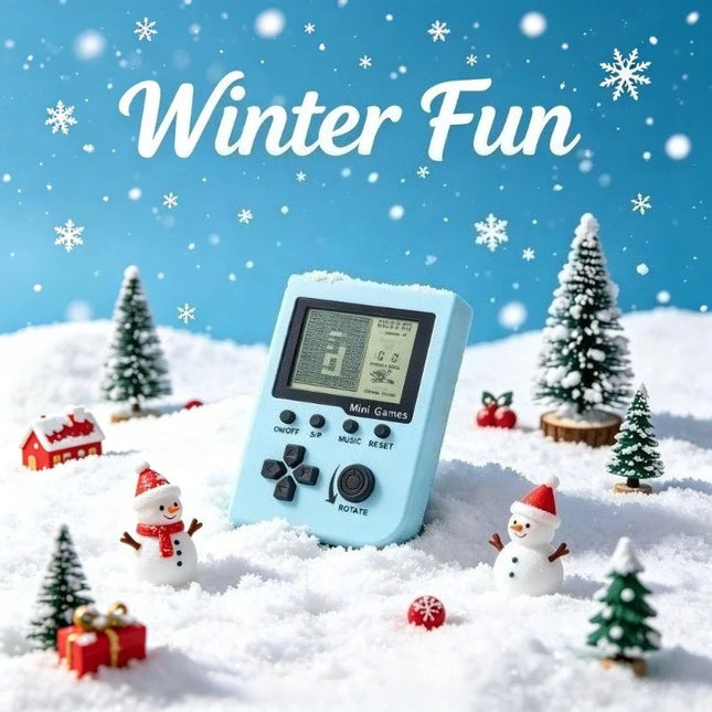 Tetris Portable Retro Game Player 26 Games Pocket Electronic Game Machine Christmas Gift