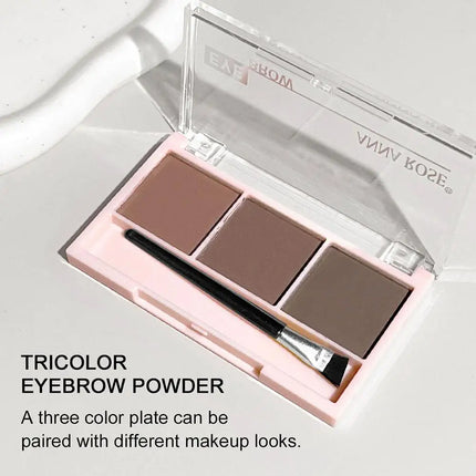 Three-color eyebrow powder natural long-lasting shadow three-dimensional eyebrow shape waterproof eyebrow cream Makeup Cosmetics