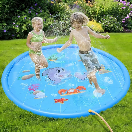 Children's Summer Outdoor Lawn Water Play Inflatable Play Water Spray Pad Children's Water Spray Pool Children's Water Spray Poo