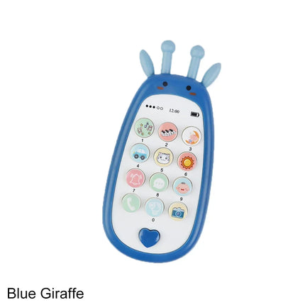 Nori Baby Cartoon Simulation Mobile Phone Toy with Teether Infant Early Educational Music Toy
