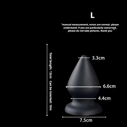 6 sizes Huge Anal Plug Comfortable Silicone Anal Dildo Suction Cup Big Butt Plug,Anal Dilator Adult Anal Sex Toys for Women Anus