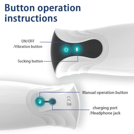 Automatic Male Masturbator Cup Blowjob Sucking Sex Machine Suction Blowjob Vagina Masturbation Pussy Vibrator Sex Toys for Men