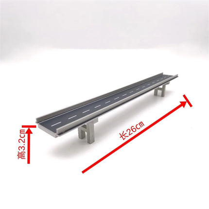 1:300 Assembled Building Model Scene Battle Damage Urban Street House High-Rise Viaduct