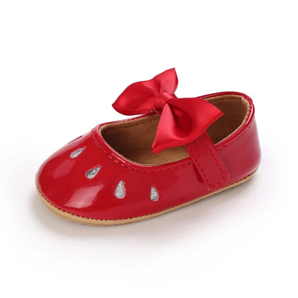 Baby Girls First Walkers 0-18 Months Red Princess Shoes Soft Sole Spring Autumn