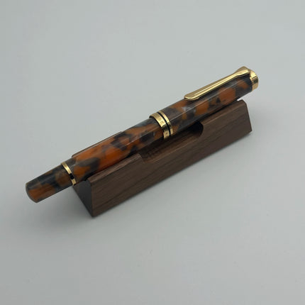 Admok M800 Pen Sky Blue Acrylic Piston Fountain Pen Bock Schmidt Nib F M B 0.5 0.7 1.0MM Nib Golden Clip Writing Office Gift Pen