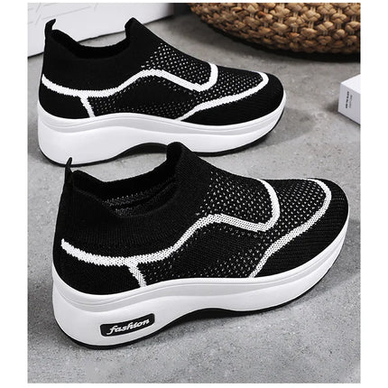 Women's Luxary Chunky Sneakers 2025 trend Fashion Mesh Breathable Shoes for women Sports Running Casual Ladies Fitness Vulcanize