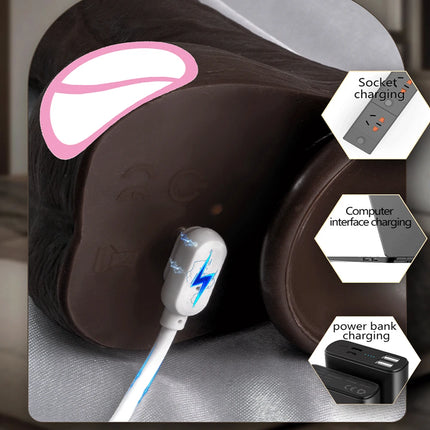 Big Black Silicone Dildo Vibrator Heating Thrusting Swing Realistic Telescopic Penis Sex Toy for Women 18+