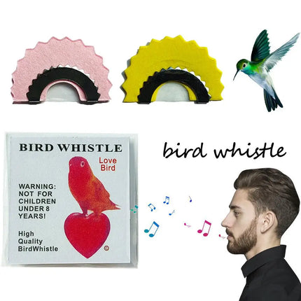 magic birdcall whistle Fun Bird Caller Tongue Whistle Magic Tweeting Noisemaker Toys Tricks Gag Animal Sounds For Kids Random