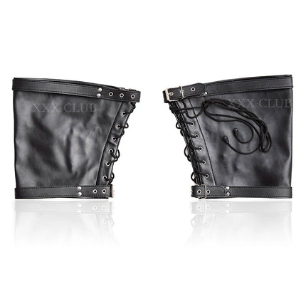 Thierry Erotic pu Leather Leg Binders arm Binder Restraint Fetish Armbinders Adult Game for Couple and Roleplay Sex Toys