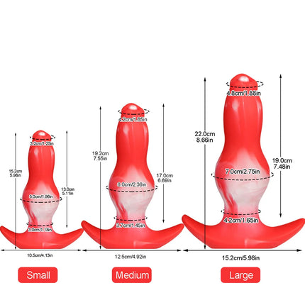 Anal Plug with Tail BDSM Adult Sex Game Cosplay 18+ Anal Dildo for Women Men Silicone Soft Butt Plug Gay Sex Toys for Party BDSM