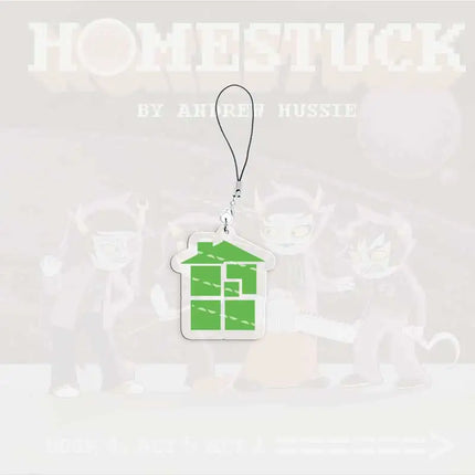 Cute Acrylic Homestuck Mobile Phone Charms Dave Strider John Egbert Karkat Small Pendant Phone Chain Keychain Fans Friends Gifts