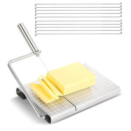 10Pcs Replacement Cheese Slicer Wires 5.5 Inch Stainless Steel Cheese Cutter Cheese Wire Pie Slicers for Cut Cheese Meats