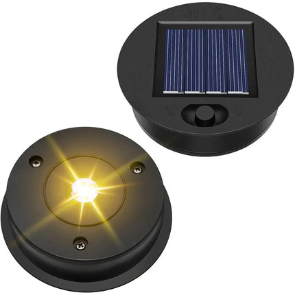 7cm/8CM Solar Light Replacement Top 1.2V Waterproof LED Solar Panel Lantern Lid Light Solar Lantern Top Outdoor Decor Garden