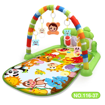 Multifunctional Baby Activity Gym Play Mat Musical Rack Kid Infant Fitness Frame Educational Crawling Carpet Toy Children Gift
