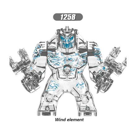 Superhero Lizard Mini Anime Doll Avenger Superhero Hulk Building Block Doll Boy Toy Children's Birthday Gift