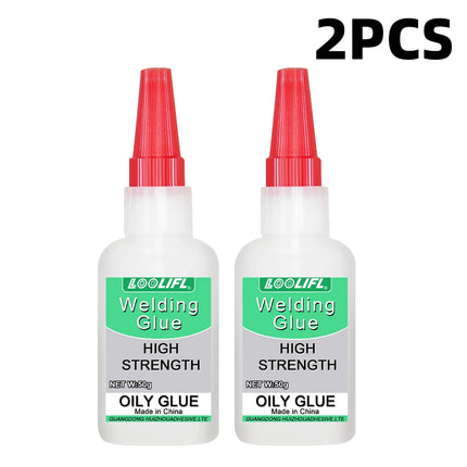 Loolifl 50g High-Strength Welding Glue, a Universal Super Adhesive Suitable for Resin, Ceramics, Metal, and Glass, Strong Instant Glue