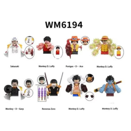WM6192 WM6193 WM6194 WM6195 WM6196 ONE PIECE New Cartoon Japan Action Figure Doll Anime Model Toy Gifts WM2818 WM2819 WM2820