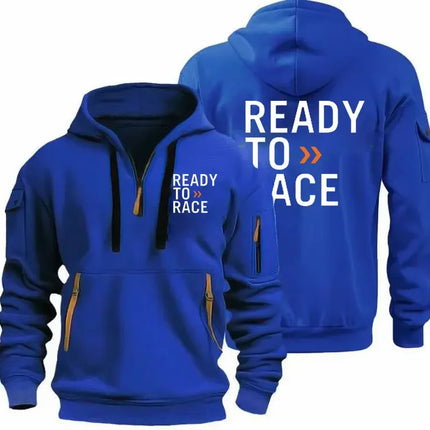 Autumn Men Women Sweatshirt Ready To Race Enduro Cross Motocross Bitumen Bike Tracksuit Pullover Hoodie Loose Streetwear Tops