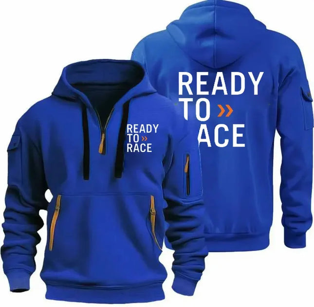 Autumn Men Women Sweatshirt Ready To Race Enduro Cross Motocross Bitumen Bike Tracksuit Pullover Hoodie Loose Streetwear Tops