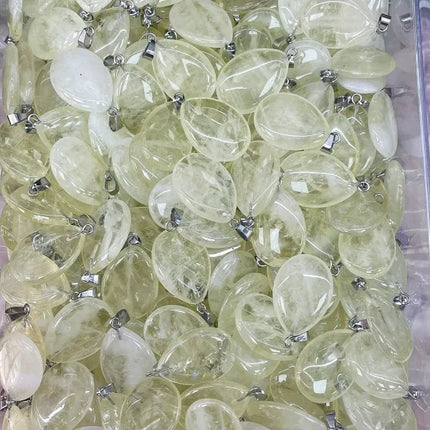 RX9-1 18*25mm natural stone water drop shape pendants charms for Necklaces making