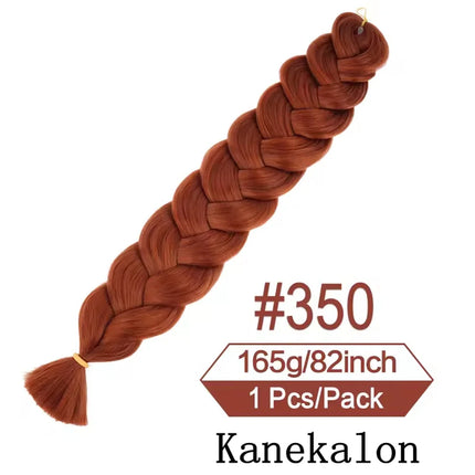 Xpression 82 Inch Synthetic Braiding Hair 165g Jumbo Braids Crochet Braid Kanekalon Hairstyle for Twist Hair Extension For Women