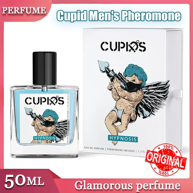 Cupid Original Men's Pheromone Cologne 50ml Original Lasting Mature Hypnotic Fragrance High Quality Hombre Perfume Body Spray