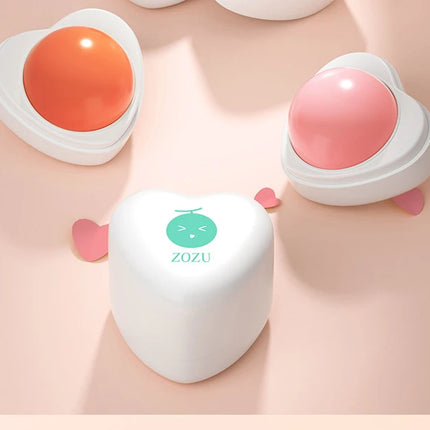 Fruit Moisturizing Hydrating Lip Balm Strawberry Peach Heart Shape Fade Lip Line Repair Lips Care Beauty and Skin Care Products