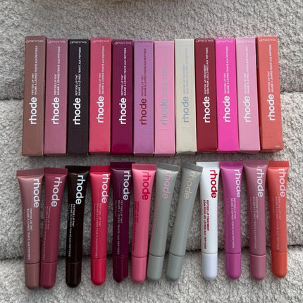 Rhod Lip Balm Moisturizing Mirror Long-Lasting Lip Gloss Ribbon Espresso Raspberry Toast Plump Non-Sticky Lip Oil Makeup Cosmetic