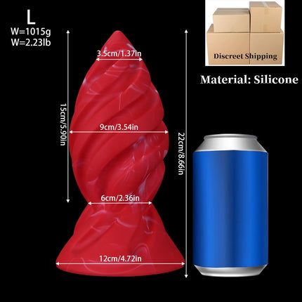 New Anal Plug Big Silicone Soft Long Anal Stretching Set Training Expander Dialator Butt Plug Adult Sex Toys For Women Men Gay