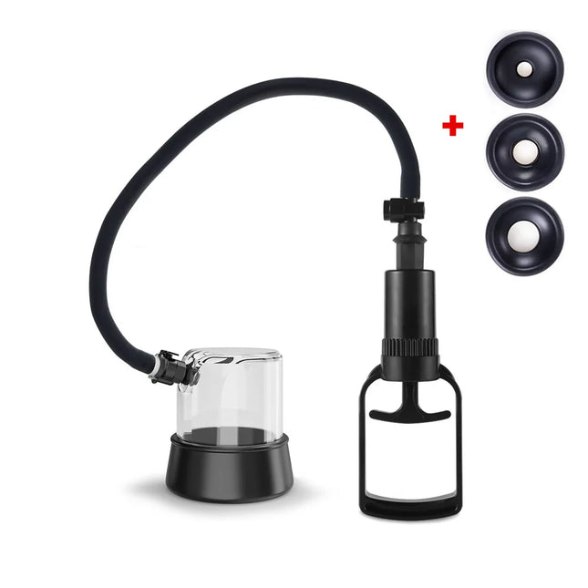 Men Glans Trainer Vacuum Pump Penis Head Massager Desensitization Exerciser Masturbator Cup Adult Sex Toys for Men Delay Training