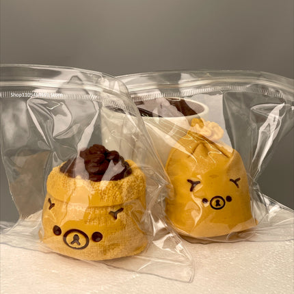 Hot！ Rilakkuma bean bag slow rebound squishy stress-relief silicone toy, perfect for relieving stress in the office.