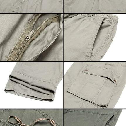 Men Plus Large Size Cargo Pants Cotton Straight Oversize Tracksuit Wide Leg Tactical Baggy Trousers Spring Summer 5XL 6XL Z1A1