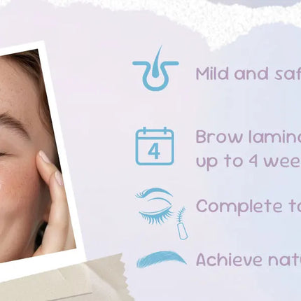 PERMANIA 10-12 Minutes Sachet Lifting Brow Lamination Kit Calia Perm And Fixation Individual Package Eyebrow Lifting Tools